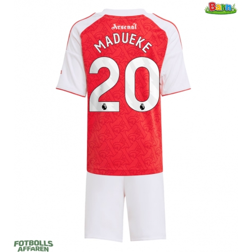 Arsenal Noni Madueke #20 Hemmaställ Barn 2025-26 Kortärmad (+ Korta byxor)